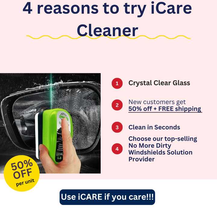 iCare ClearDrive™ Windshield Car Cleaner